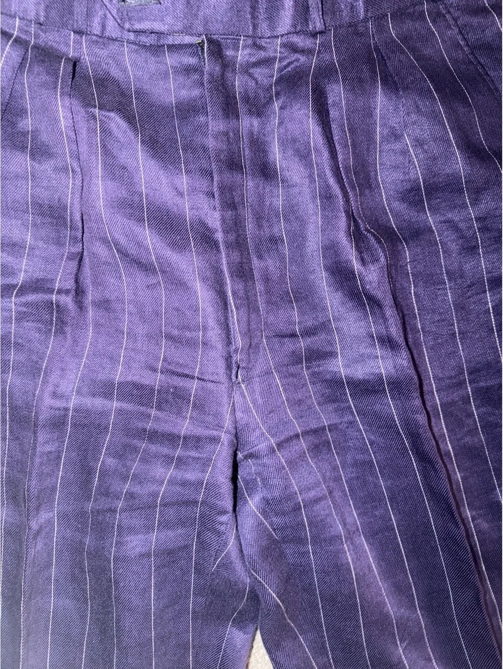 Paul Smith Pinstripe Sz 32 Made in England Luxury Designer